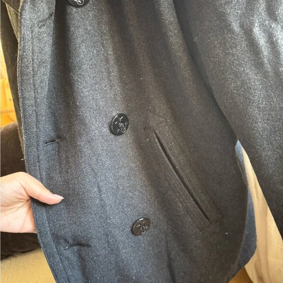 Old Navy Wool-Blend Peacoat (Men’s Medium) - Picture 3 of 6